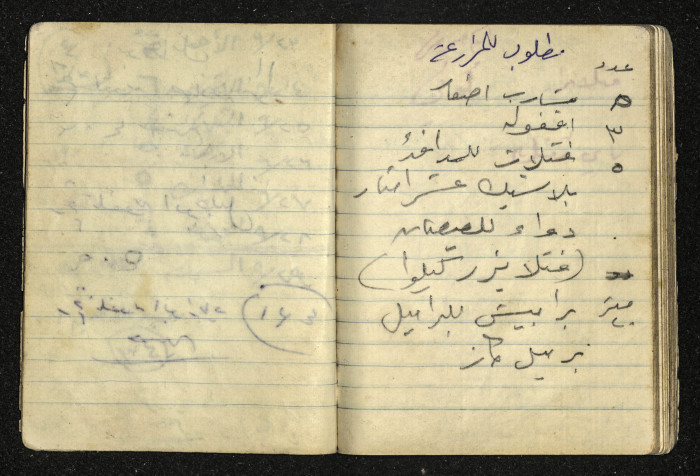 دفتر ملاحظات تخص طاهر جلغوم 