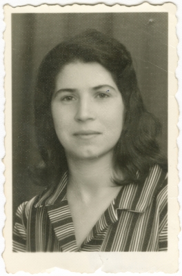 A girl from the Khatib family from Tamra village
