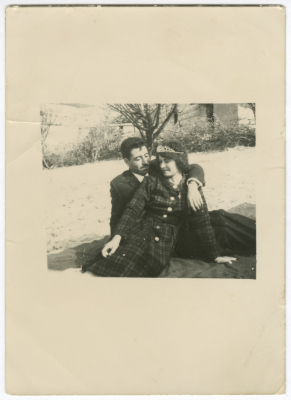 Khalaf Uraify and his Wife in al-Taybeh 