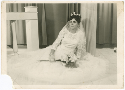 Adla Zayed on her Wedding Day 