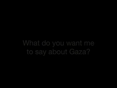  مقطع فيديو قصير يوثق عرض مسرحية "مونولوجات غزة" في بلجيكا من أداء مسرح عشتار.