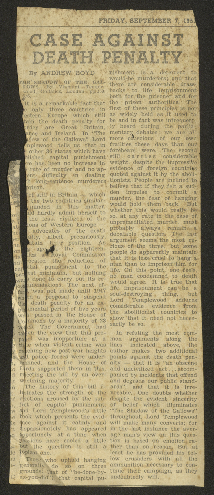 A Clipping from 