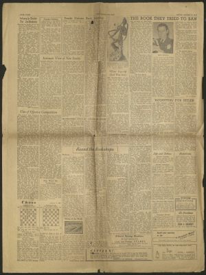 Pages from "The Jerusalem Post" Newspaper, 27 August 1954