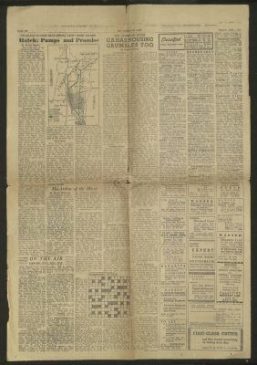 Two Pages of "The Jerusalem Post" Newspaper, 1 June 1951