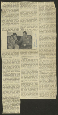 A Clipping from "The Jerusalem Post" Newspaper, 1966