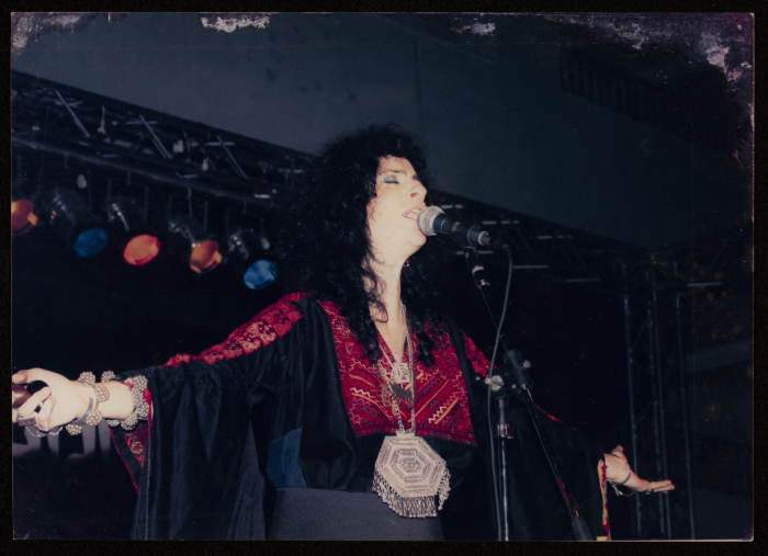 Rim Banna at the 4th Saffa Culture and Art Festival, 1998