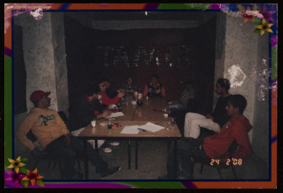 The Handalah Cultural Center Members at a Meeting, Saffa, 2008 