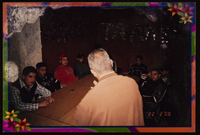 اجتماع أعضاء مركز حنظلة الثقافي، صفا، 2008