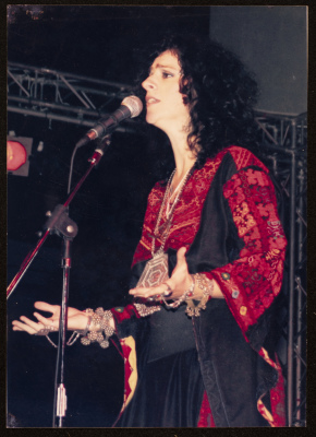Rim Banna at the 4th Saffa Culture and Art Festival, 1998
