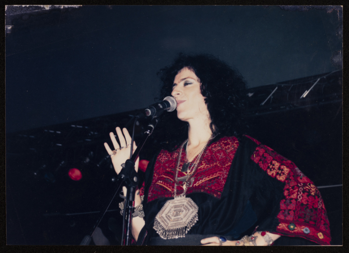 Rim Banna at the 4th Saffa Culture and Art Festival, 1998