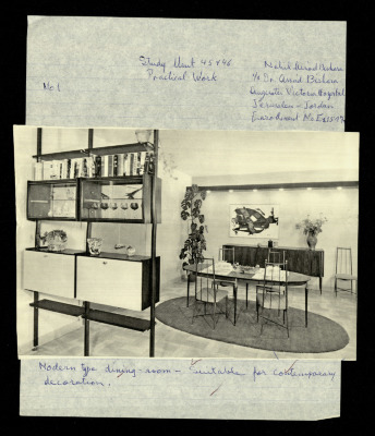 "Dining Room", Practical Work by Nahil Bishara 