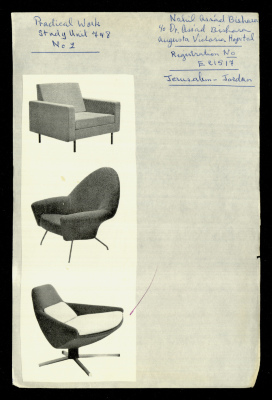 "Cairs and Sofas", Practical Work by Nahil Bishara 