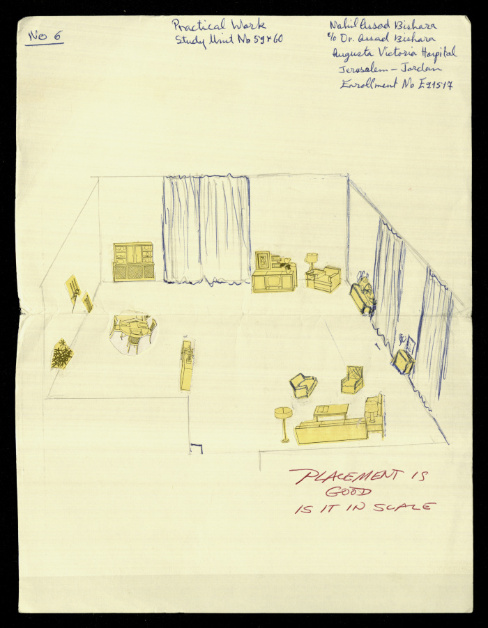 Furniture Distribution, Practical Work by Nahil Bishara