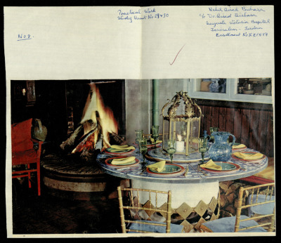 A Dining Room, a Praxis Project by Nahil Bishara, Chicago School of Interior Decoration, 1960-1964