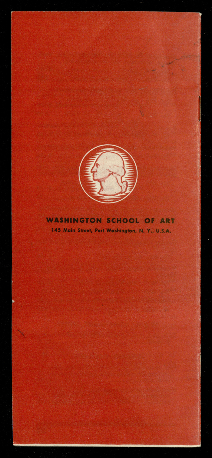 Catalogue of Artists' Supplies, Washington School of Arts