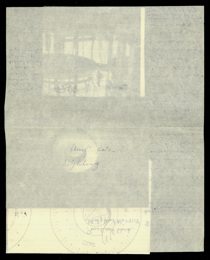 الإضاءة، تطبيق عملي، نهيل بشارة، مدرسة شيكاغو للديكور الداخلي، 1960 - 1964