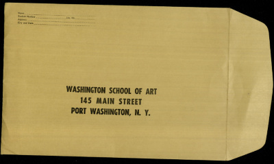 An Envelope, Nahil Bishara, Washington School of Art
