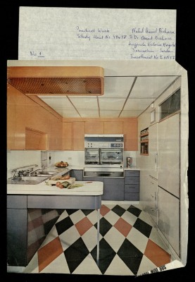 The Kitchen, a Praxis Project by Nahil Bishara, Chicago School of Interior Decoration, 1960-1964