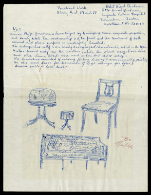 House Furniture, a Praxis Project by Nahil Bishara, Chicago School of Interior Decoration, 1960-1964