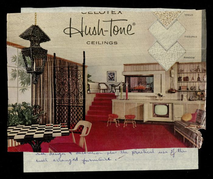 The Family Room, a Praxis Project by Nahil Bishara, Chicago School of Interior Decoration, 1960-1964
