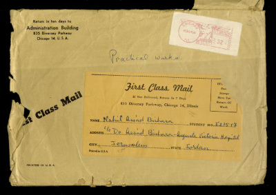 An Envelope,  Nahil Bishara, Chicago School of Interior Decoration, 1960-1964