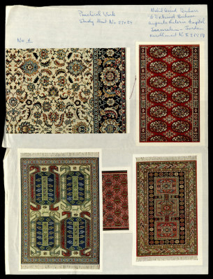 Coloured Rugs, a Praxis Project by Nahil Bishara, Chicago School of Interior Decoration, 1960- 64