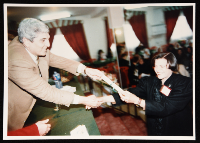 A Photograph of a Training Graduation Ceremony, January 1996
