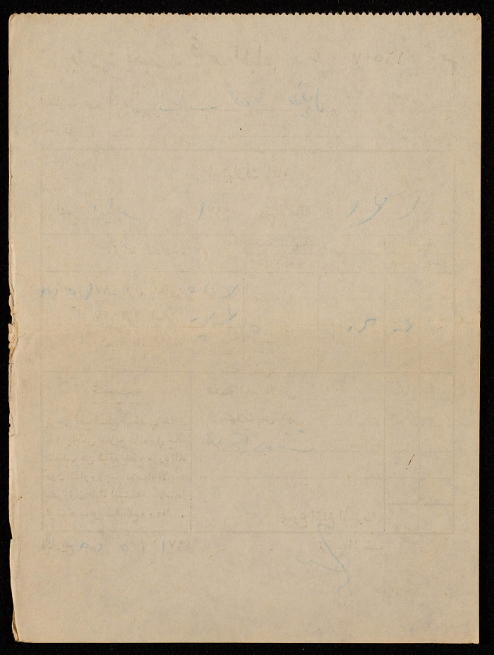 A Water Bill Invoice for Yaʿbad Municipality	