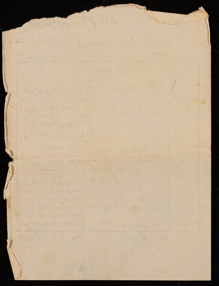 A Water Bill Invoice for Yaʿbad Municipality