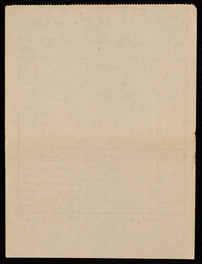 A Water Bill Invoice for Yaʿbad Municipality	