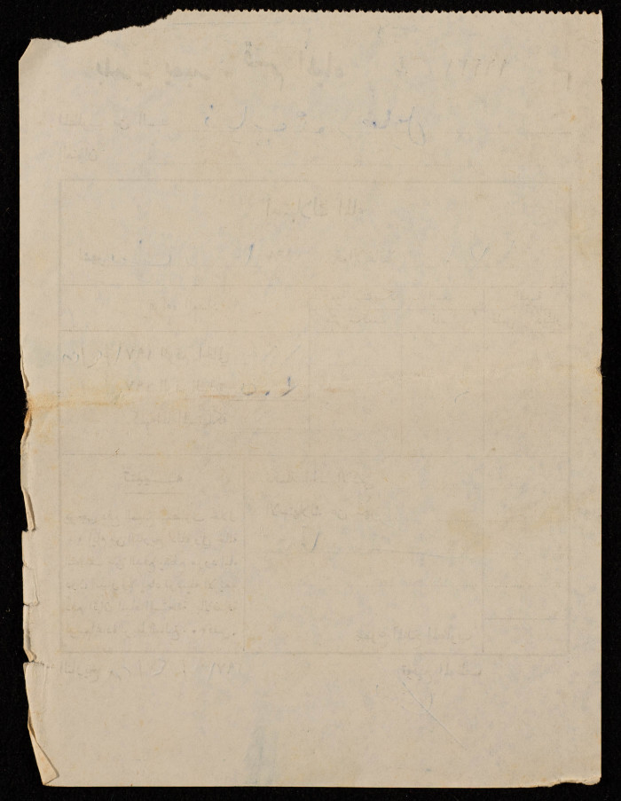 A Water Bill Invoice for Yaʿbad Municipality