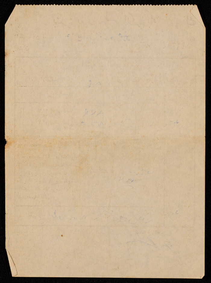 A Water Bill Invoice for Yaʿbad Municipality.