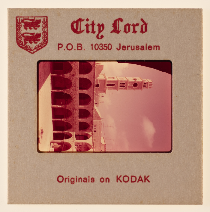 A Negative of Touristic and Historic Photos in Various Areas in Occupied Palestine, Occupied Palestine, 1970