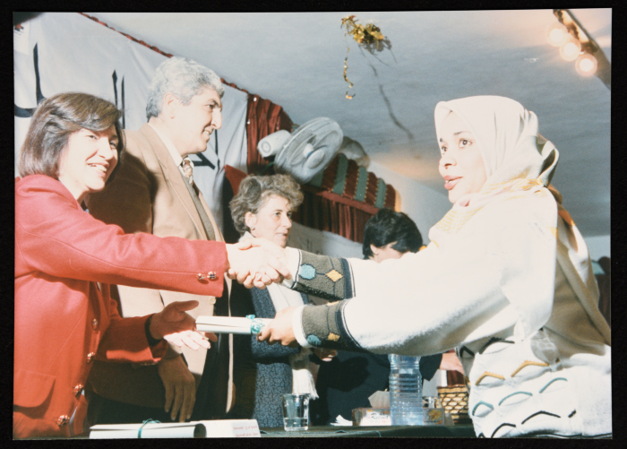 A Photograph of a Training Graduation Ceremony, January 1996
