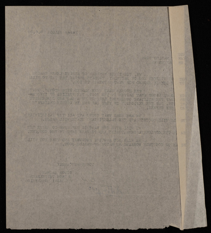 A Letter from the Three Members of Kibbutz Kerem Shalom to Nablus Mayor Bassam Shak'a, 4 June 1980