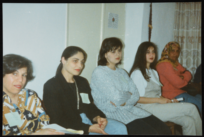 Participants at an activity held by The Association of Women’s Action for Training and Rehabilitation (AOWA)