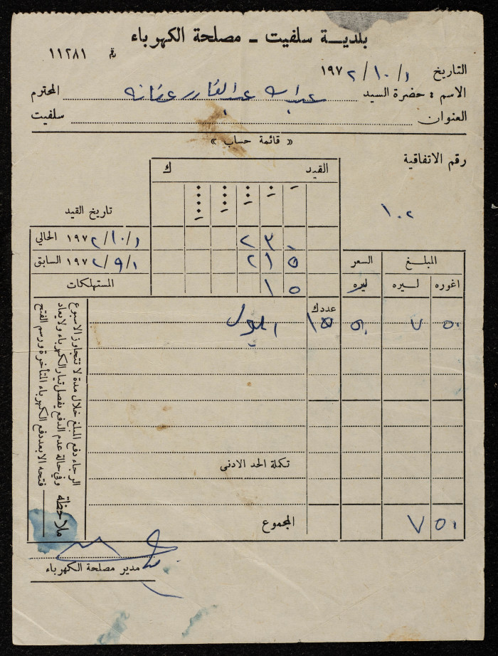 Electricity Undertaking Account Report