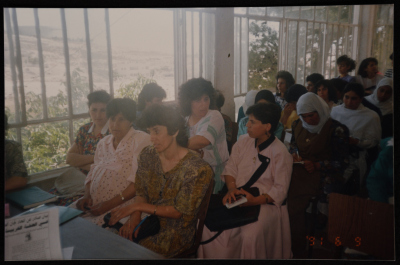 A course held by the Palestinian Federation of Women's Action Committees