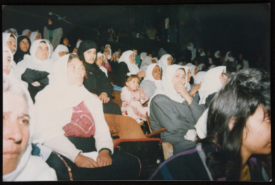 مهرجان لاتحاد لجان العمل النسائي خلال الانتفاضة الأولى