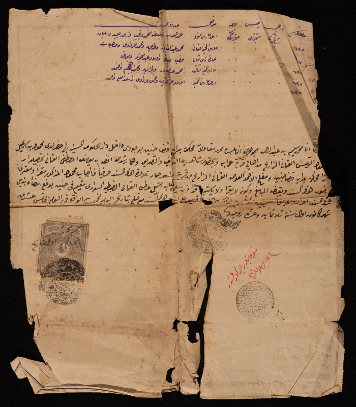 An Ottoman Debt Document, 1892