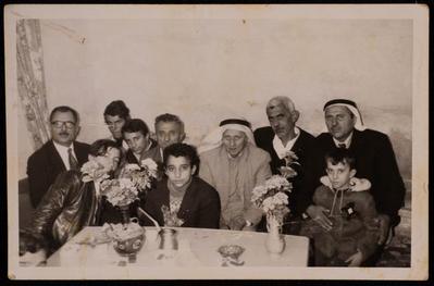 Thiab Zeid al-Kilani with His Children and Grandchildren, Baghdad, 1980