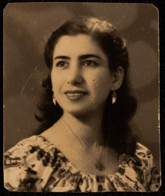 A Portrait of Fatima al-Muhib, the 1940s 