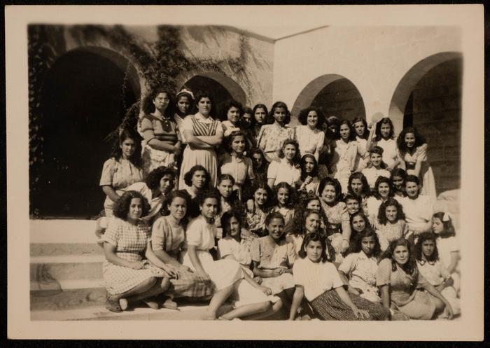 A Group Portrait of Fatima al-Muhib and her Classmates