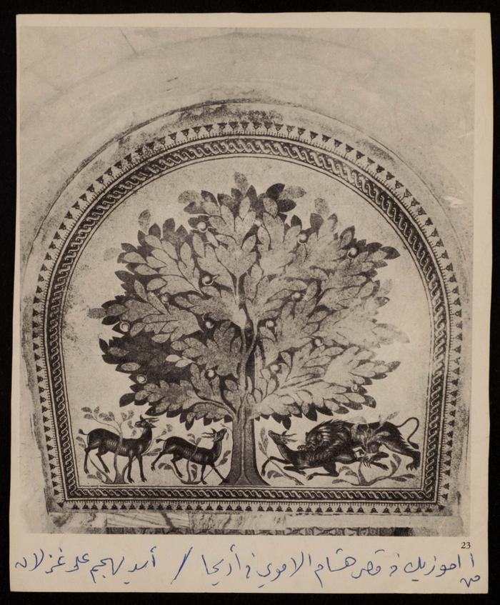 A Photograph of Mosaic in the Hisham's Palace in Jericho 