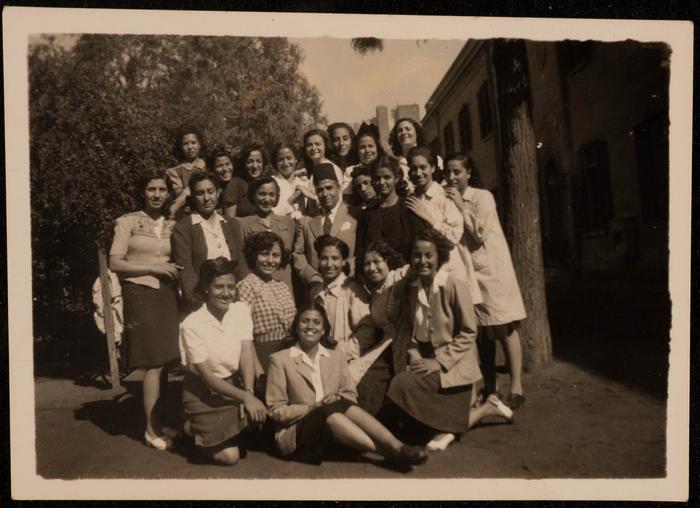 A Group Portrait of Fatima al-Muhib and her Classmates