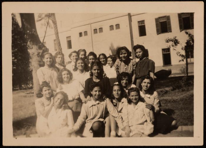 A Group Portrait of Fatima al-Muhib and her Classmates