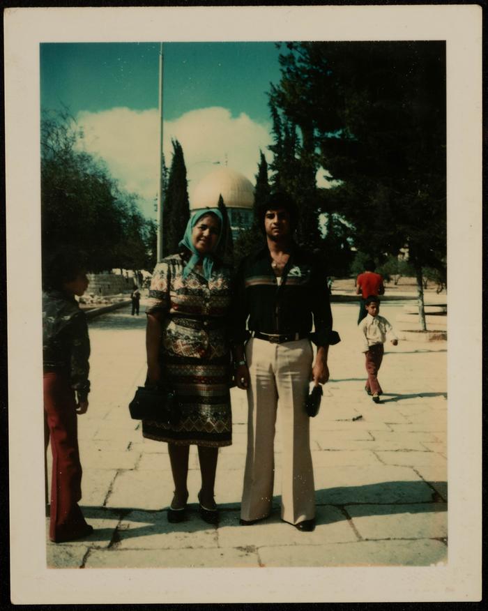 A Portrait of Fatima al-Muhib at al-Aqsa Mosque, Jerusalem