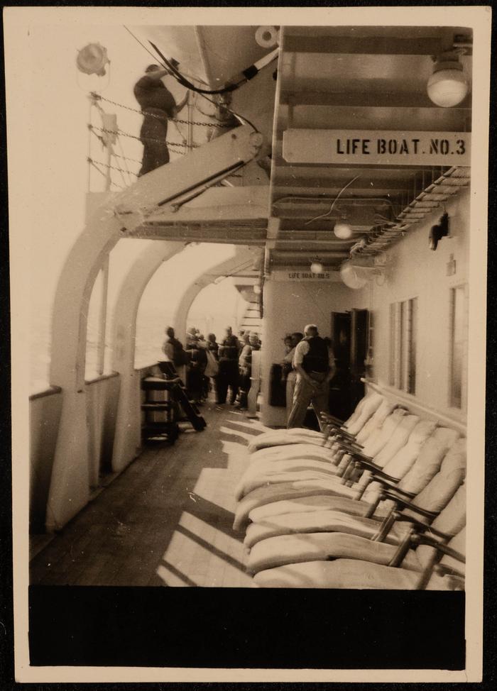 A Photograph on a Ship 