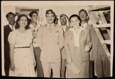 A Group Portrait of Fatima al-Muhib with Habis Majali and Others 