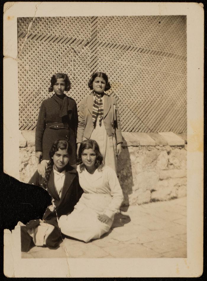 A Group Portrait of Unknown Girls 